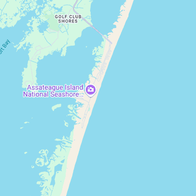 Assateague surf map