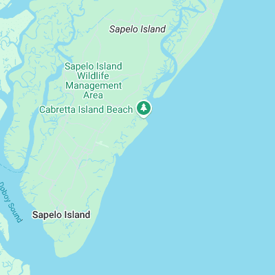 Cabretta Island surf map