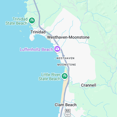 Camel Rock surf map