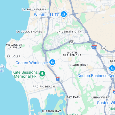 Crystal Pier surf map