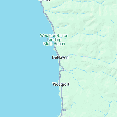 DeHaven Creek surf map