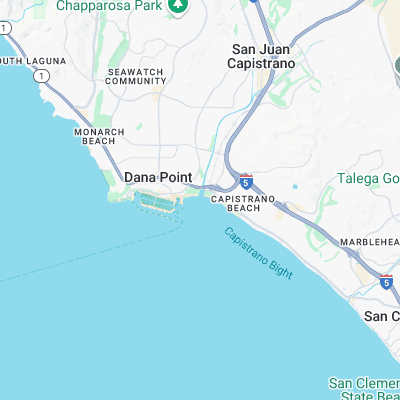 Doheny State Beach surf map