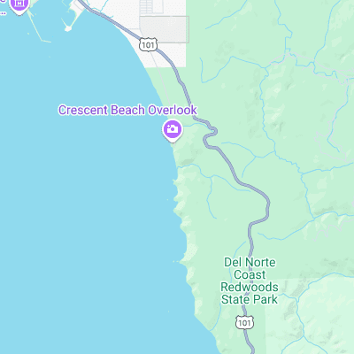 Endert Beach surf map