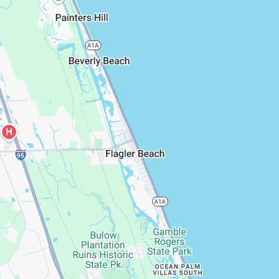 Flagler surf map