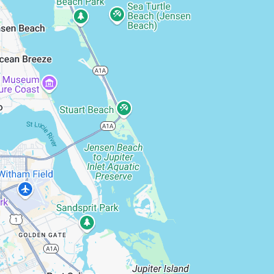 Fletcher Beach surf map