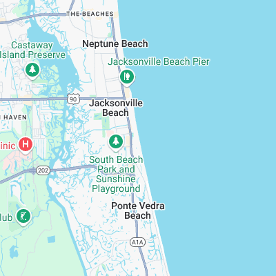 Fluidgroove Reef surf map