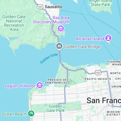 Fort Point surf map