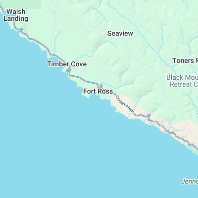 Fort Ross surf map