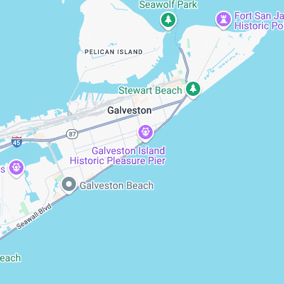 Galveston - Flagship surf map