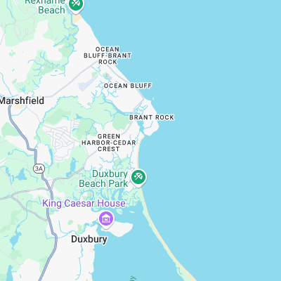 Green Harbor surf map