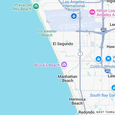 Hammerland surf map