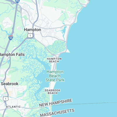 Hampton Beach surf map