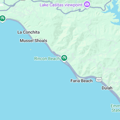 Hobson County Park surf map