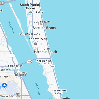 Indian Harbor Beach surf map