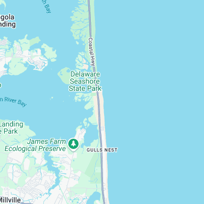 Indian River (Southside) surf map