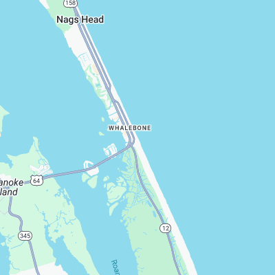 Jennette’s Pier surf map