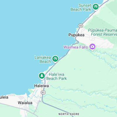 Jockos Point surf map