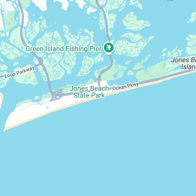 Jones Beach surf map