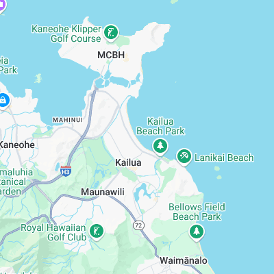 Kalama surf map