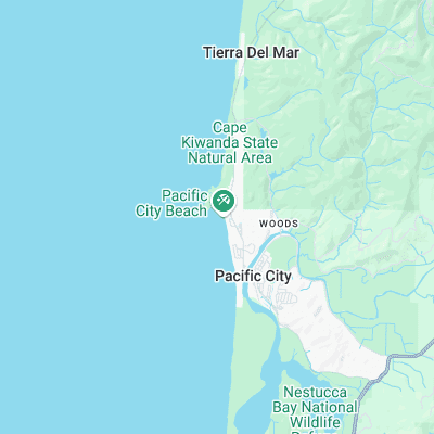 Cape Kiwanda surf map