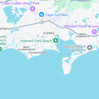 Keyes Memorial Beach surf map