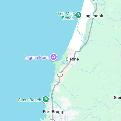 Laguna Point surf map