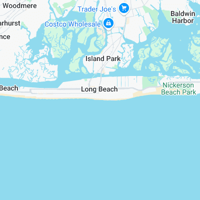 Long Beach surf map