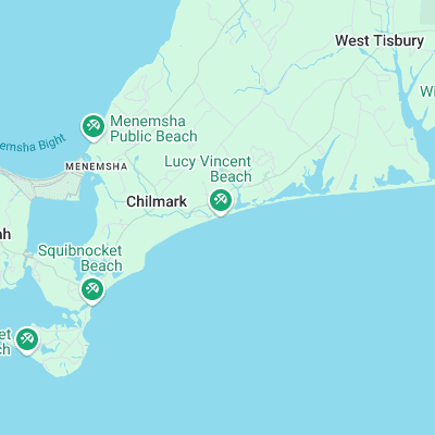 Lucy Vincent Beach surf map