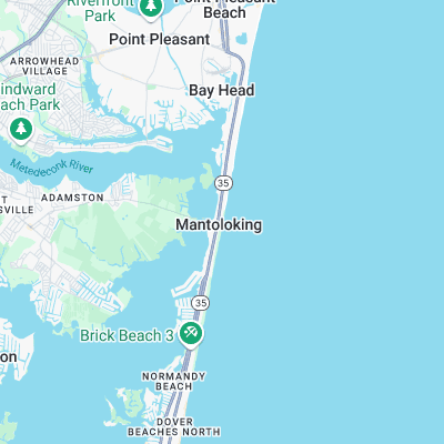 Mantoloking surf map
