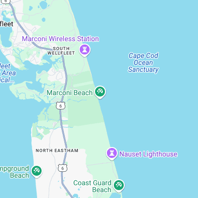 Marconis surf map