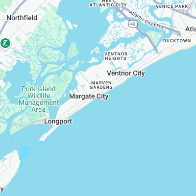 Margate Pier surf map