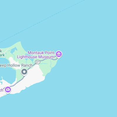 Montauk Point - Turtles surf map