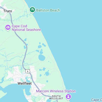 Newcomb Hollow Beach surf map