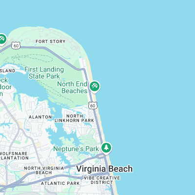 North End surf map