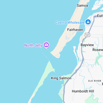 North Jetty surf map