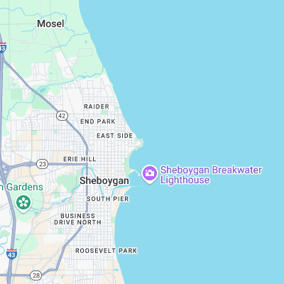 North Point surf map