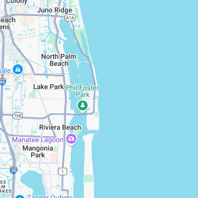 Ocean Reef Park surf map