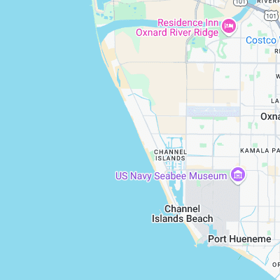 Oxnard surf map