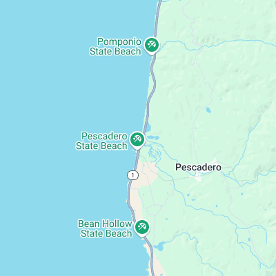 Pescadero State Beach surf map