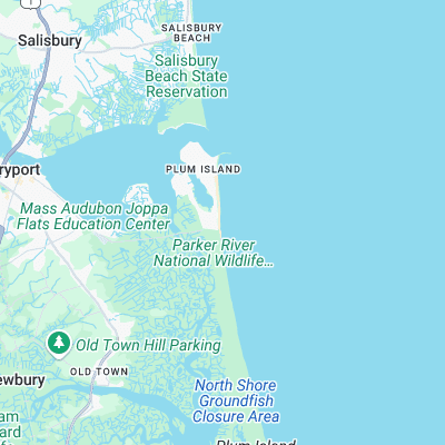 Plum Island surf map