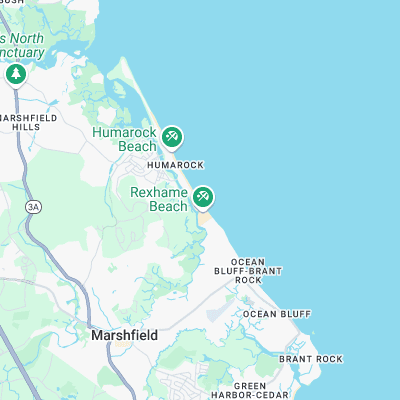 Rexhame Beach surf map