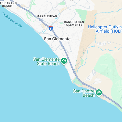 Riviera surf map