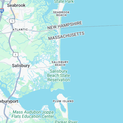 Salisbury Beach surf map