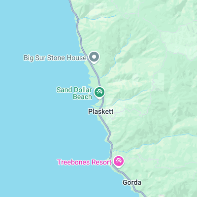 Sand Dollar Beach surf map