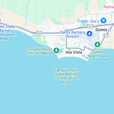 Sands surf map