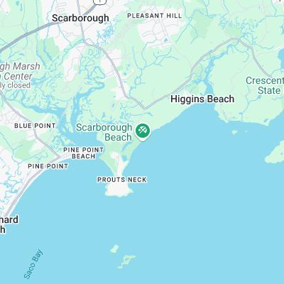 Scarborough Beach surf map