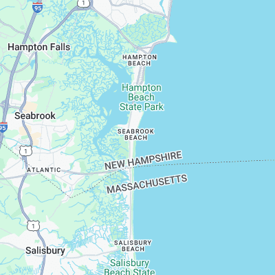 Seabrook Beach surf map