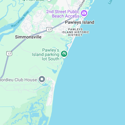 South End surf map