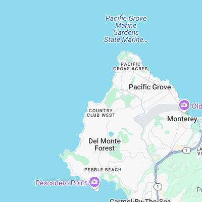 Spanish Bay surf map