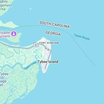 Sugar Shack surf map